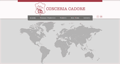 Desktop Screenshot of conceriacadore.it